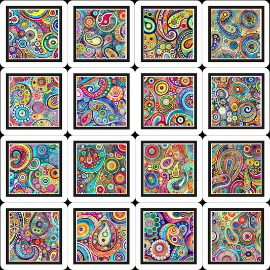 Magnets - Funky Paisley Gallery A